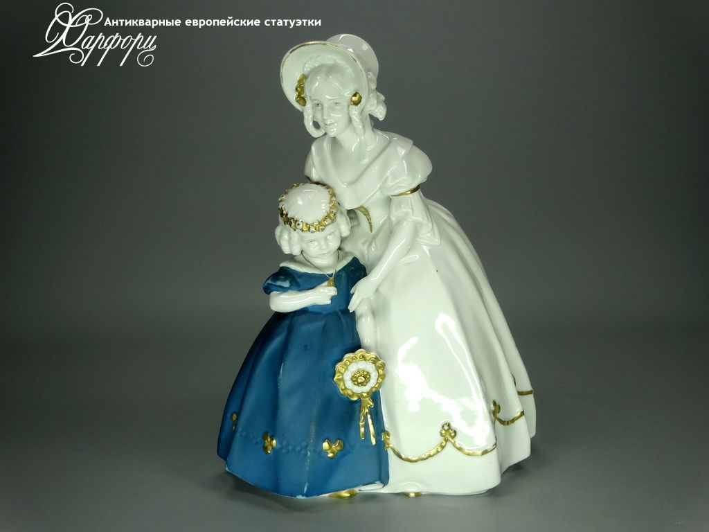 Купить фарфоровую статуэтку Katzhutte Мама и дочь